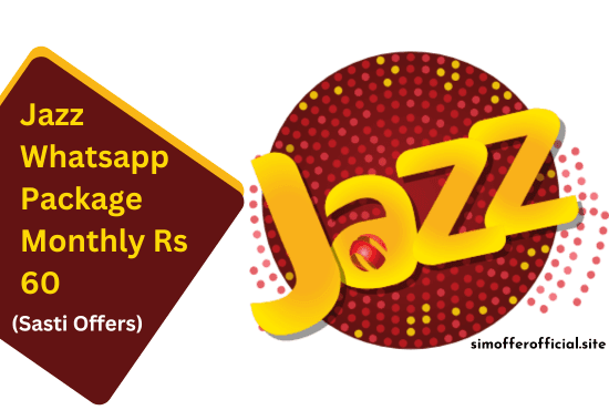 Jazz Whatsapp Package Monthly Rs 60