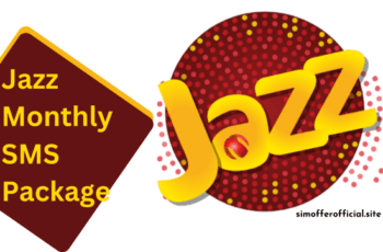 Jazz Monthly SMS Package in 30 Rupees Code 2025