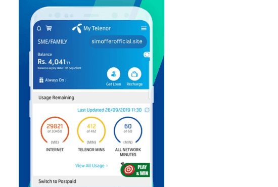 Telenor Balance Save Telenor App