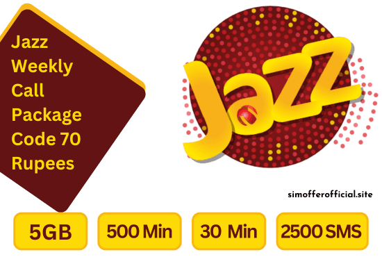 Jazz Weekly Call Package Code 70 Rupees